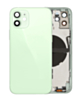 Back Housing Frame with Small Components Pre-Installed for iPhone 12 (NO LOGO) (International) (GREEN)