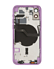 Back Housing Frame with Small Components Pre-Installed for iPhone 12 (NO LOGO) (International) (PURPLE)