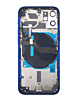 Back Housing Frame with Small Components Pre-Installed for iPhone 12 Mini (NO LOGO) (BLUE)