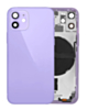 Back Housing Frame with Small Components Pre-Installed for iPhone 12 Mini (NO LOGO) (PURPLE) (International)