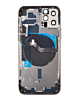 Back Housing Frame with Small Components Pre-Installed for iPhone 12 Pro (NO LOGO) (GRAPHITE)