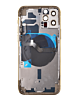 Back Housing Frame with Small Components Pre-Installed for iPhone 12 Pro (NO LOGO) (GOLD)