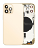 Back Housing Frame with Small Components Pre-Installed for iPhone 12 Pro (NO LOGO) (GOLD) (International)