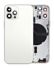 Back Housing Frame with Small Components Pre-Installed for iPhone 12 Pro (NO LOGO) (SILVER) (International)