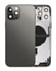 Back Housing Frame with Small Components Pre-Installed for iPhone 12 Pro Max (NO LOGO) (GRAPHITE)