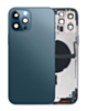 Back Housing Frame with Small Components Pre-Installed for iPhone 12 Pro Max (NO LOGO) (International) (PACIFIC BLUE)