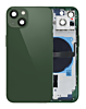 Stock up on the Back Housing Frame with Small Components Pre-Installed for iPhone 13 NO LOGO US Version GREEN.

