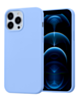 Soft Solid Silicone Case (Full Buttom Cover) - LIGHT BLUE for iPhone 13 Pro Max (Only Ground Shipping)