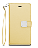 Elegant Leather Wallet Case - GOLD for iPhone XR (Only Ground Shipping)