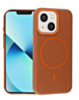 Magnetic Leather Soft Cases (GOLDEN BROWN) for iPhone 13 Mini (Only Ground Shipping)