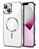 Shiny Wireless Charging Clear Case - SILVER for iPhone 13 Mini (Only Ground Shipping)