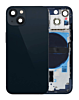 Stock up on the Back Housing Frame with Small Components Pre-Installed for iPhone 13 Mini No Logo US Version Midnight.

