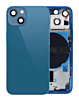 Buy the Back Housing Frame with Small Components Pre-Installed for iPhone 13 Mini No Logo US Version Blue.

