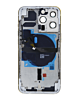 Back Housing Frame with Small Components Pre-Installed for iPhone 13 Pro (NO LOGO) (US Version) (SILVER)