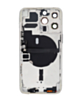 Back Housing Frame with Small Components Pre-Installed for iPhone 13 Pro (NO LOGO) (International) (SILVER)