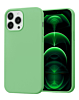 iPhone 13 Pro Soft Solid Silicone Case (Full Buttom Cover) - MINT (Only Ground Shipping)