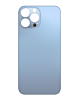 Grab the wholesale deals on the back glass with bigger camera hole for iPhone 13 Pro Max Sierra Blue, no logo.