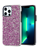 Bling Diamond Dual Layer Protection Case - PINK for iPhone 13 Pro (Only Ground Shipping)