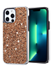 Bling Diamond Dual Layer Protection Case - ROSE GOLD for iPhone 13 Pro (Only Ground Shipping)