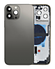 Order the back housing frame with small components pre-installed for iPhone 13 Pro Max US version graphite, no logo.

