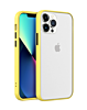 Hard PC Rear / Soft TPU Colorful Border Case - Style 4 for iPhone 13 Pro (Only Ground Shipping)