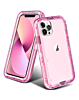 Transparent Shockproof Case - PINK for iPhone 13 Pro Max (Only Ground Shipping)
