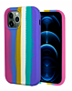 Dual Layer Serrated Case - RAINBOW PINK for iPhone 7G / 8G / SE 2020 (Only Ground Shipping)