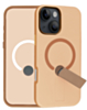 Shockproof Rugger Magnetic Case with Kickstand (BROWN) for iPhone 13 / 14 (Only Ground Shipping)