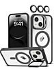 Transpalet Silicone case & Camera stand with Camera Lens - BLACK for iPhone 13 / 14 (Only Ground Shipping)