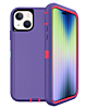 Heavy Duty Case for iPhone 14 / 13 (DARK PURPLE & PINK) (Only Ground Shipping)
