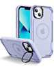 Shockproof Magsafe Case with Camera Stand - LIGHT PURPLE for iPhone 13 / 14 (Only Ground Shipping)