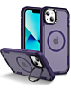 Shockproof Magsafe Case with Camera Stand - PURPLE for iPhone 13 / 14 (Only Ground Shipping)