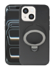 Pastel Shield Carbon Fiber Magnetic Kickstand Case (BLACK) for iPhone 13 / 14 /16e/ 17e (Only Ground Shipping)