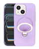 Pastel Shield Carbon Fiber Magnetic Kickstand Case (LILAC) for iPhone 13 / 14 /16e/ 17e (Only Ground Shipping)