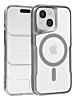Glossy & Transparent Magnetic Case - SILVER for iPhone 13 / 14 (Only Ground Shipping)