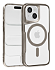 Glossy & Transparent Magnetic Case - TITANIUM for iPhone 13 / 14 (Only Ground Shipping)