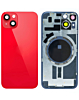 Buy the red back glass with frame and MagSafe magnet for iPhone 14, no logo.