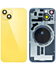 Order the yellow back glass with frame and MagSafe magnet for iPhone 14, no logo.