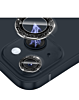 Glitter Diamond Camera Lens with HD Tempered Glass for iPhone 14 / 14 Plus (BLACK)