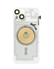 Clear Back Glass with Wireless NFC and MagSafe Magnet for iPhone 14 (NO LOGO) (YELLOW)
