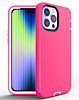 Silicone Design Heavy Duty Case - PINK for iPhone 14 Pro (Only Ground Shipping)