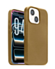 New Leather Case with Wireless Charger with IC Chip (LIGHT BROWN) for iPhone 13 / 14 / 16e / 17e (Only Ground Shipping)