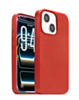 New Leather Case with Wireless Charger with IC Chip (RED) for iPhone 13 / 14 / 16e / 17e (Only Ground Shipping)