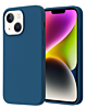 Soft Solid Silicone Case (Full Buttom Cover) - DARK TEAL for iPhone 13 / 14 / 16e / 17e (Only Ground Shipping)