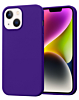 Soft Solid Silicone Case (Full Buttom Cover) - PURPLE for iPhone 13 / 14 / 16e / 17e (Only Ground Shipping)