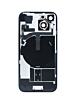 Back Glass with Frame and MagSafe Magnet for iPhone 14 (PINK) (Service Pack)
