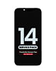 Order the OLED assembly with proximity sensor flex pre-installed for iPhone 14 service pack.