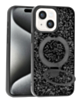Sparkle Luxury Slim Case with Magnetic Kickstand for iPhone 13 / 14 / 16e / 17e (BLACK) (Only Ground Shipping)