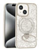 Sparkle Luxury Slim Case with Magnetic Kickstand for iPhone 13 / 14 / 16e / 17e (WHITE) (Only Ground Shipping)