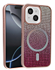 Wireless Charging Bling Diamond Crystal Case - ROSE GOLD for iPhone 13 / 14 (Only Ground Shipping)
